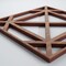 Ekena Millwork Extra Small Buxton Decorative Fretwork Wood Wall Panels, Walnut, 7 3/8"W x 7 3/8"H x 3/8"T WALW08X08X0375BUXWA - alternate 3